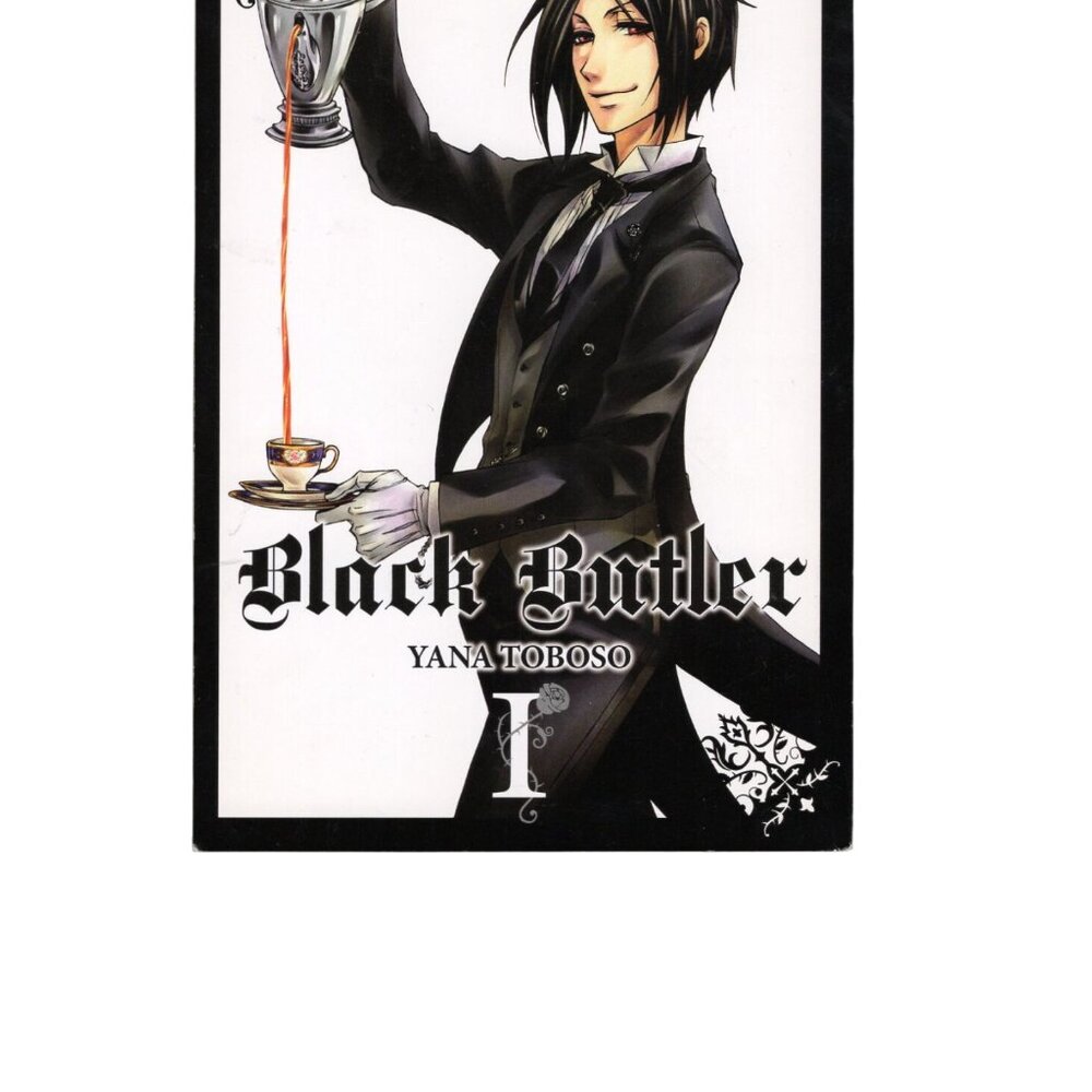 Black Butler Volumes  1,2,3 & 6 by Yana Toboso Paperback Manga 2010 Lot of 4